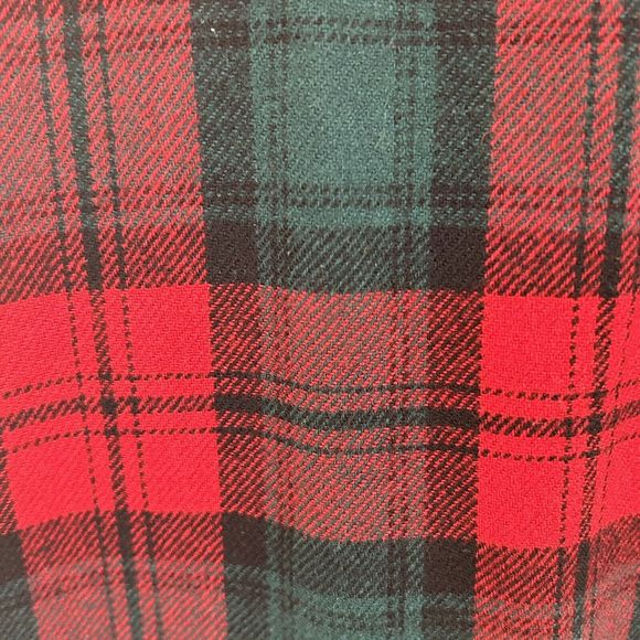 Pendleton Vintage 60’s Plaid Red and Green Wool Shacket Blazer Size S/M - Picture 8 of 10